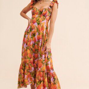 FARM Rio Mango Macaws Dress Small